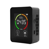 AEK-Tech CO2 Dedektörü Taşınabilir 400-6000ppm Ev Ofis Sera Hava Kalitesi Ölçüm Cihazı Şarjlı - 1