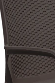 Çavdar Group Rattan 70x120 Cm Camsız Bahçe Balkon Teras Masa Takımı 4 Adet Sandalye - 7