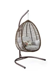 Çavdar Group Fındık Rattan Tek Kişilik Salıncak Bahçe Balkon Teras Salıncağı - 1