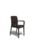 Çavdar Group Rattan 70x120 Cm Camsız Bahçe Balkon Teras Masa Takımı 4 Adet Sandalye - 5
