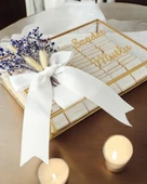 Rumi Gold Söz Nişan Kız İsteme Çikolatası - 1