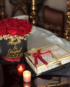 Wyatt Söz Nişan Kız İsteme Çikolatası ve İsteme Çiçeği Seti - 3