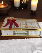 Wyatt Söz Nişan Kız İsteme Çikolatası ve İsteme Çiçeği Seti - 4