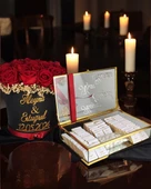 Wyatt Söz Nişan Kız İsteme Çikolatası ve İsteme Çiçeği Seti - 2