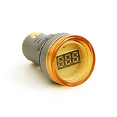 Mini Dijital Voltmetre 22MM AC 60-500V LED Sarı Işık - 1
