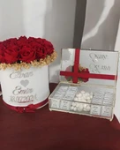 Walter Söz Nişan Kız İsteme Çikolatası ve İsteme Çiçeği Seti - 2