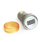 Mini Dijital Voltmetre 22MM AC 60-500V LED Sarı Işık - 5