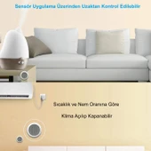 HyMark ZigBee Tuya Akıllı Yaşam Uygulaması Sıcaklık Nem Sensörü LCD Ekran APP Kontrol Alexa Google Home thumbnail 6