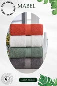 4 Lü El Yüz Havlu Seti %100 Pamuklu 50x85 Cm Mabel - 1