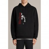 Mike Tyson Punch Boks Baskılı Siyah Erkek Örme Kapşonlu Sweatshirt Uzun kol - 1