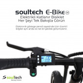 Soultech Bike 002 Elektrikli Katlanır Bisiklet Siyah - 2