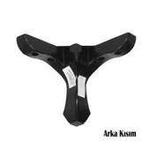 Mobilya Kanepe Koltuk Masa Sehpa Puf Ayağı Ayakları 14 Cm Siyah Baza Ayakları - 4