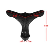 Lukens Mobilya Kanepe Masa Sehpa Puf Ayağı Siyah Baza Ayakları 14 Cm (4 ADET) - 3