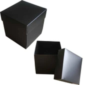 Komple Karton Kutu 10X10x10 (10 Adet )  Siyah - 1