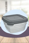 2'li Set Kare Saklama Kabı 2500ml Kapaklı Cook&Keep - 4