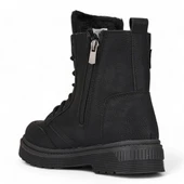 GRİJAK KIŞLIK CİLT SU GEÇİRMEZ KAYMAZ TABAN BAYAN BOT - 4