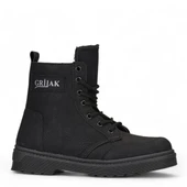 GRİJAK KIŞLIK CİLT SU GEÇİRMEZ KAYMAZ TABAN BAYAN BOT - 1