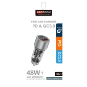 Type-c Usb Araç Çakmaklık 48w Pd Hızlı Şarj Soketi Araba Şarj Aksesuarı - 2