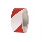 Yer İşaretleme Bantı 50 mm x 30 Mt. Kırmızı-Beyaz - 1
