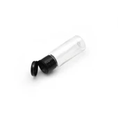 20ml PE şefaf fliptop kapak şişe, 24 adet, açmalı kapak şişe, dezenfektan şişesi,sabun şişesi, kozmetik şişe - 1