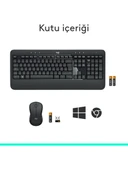 Logitech MK540 ADVANCED Kablosuz Türkçe Klavye Mouse Seti - Siyah - 8