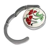 By Nevser® Dekoratif Desenli Masa Kenarı Çanta Askı Aparatı Aleti Askılık thumbnail 1