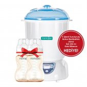 Mamajoo 5 İşlevli Kurutmalı Buhar Sterilizatörü & Mama Isıtıcısı / Gold İkili Biberon 250ml Hediye - 1