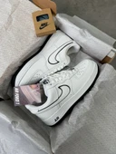 Nike Air Force 1 '07 Low White Black Outline Swoosh thumbnail 1