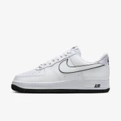 Nike Air Force 1 '07 Low White Black Outline Swoosh thumbnail 2