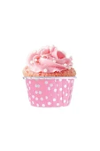 Dolphin Açık Pembe Puantiyeli Muffin Kek Kapsülü 50li - V - 2