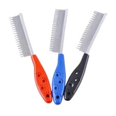By Nevser® Tüy Açıcı Kedi Köpek Tarağı Tek Taraflı Metal Dişli Evcil Hayvan Bakım Fırçası - 3