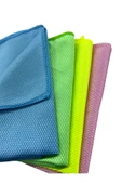 Silvia 6 Adet Mikrofiber Baklava Desenli Cam Ve Temizlik Bezi - 1