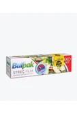 Burpak Streç Film Kesme Aparatlı Polietilenli Şeffaf Gıda Streç Eko Boy 30 Cm X 170 M 9,5 Mikron Streç - 1