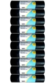 Naksan Plastik Endüstriyel Hantal Boy Çöp Poşeti 10 Paket 100x150 600 Gr Siyah 6 Kg - 2