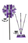Ethex Mandallı Mikrofiber Sihirli Mop+ Yedek (Yüzey Temizleyici  Mendil) Uyumlu - 2