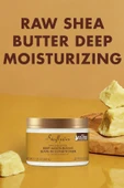 Shea Moisture Raw Shea Butter Nemlendirici Durulanmayan Saç Kremi 340ML - 3