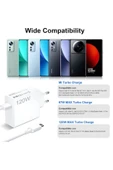 Type-c 120w (WATT) Turbo Şarj Aleti Cihazı Adaptörü Kablo (SET) - 3