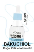 VITAYES Leke Karşıtı Retinol Alternatifi Bio Bakuchiol %1 & Squalene Cilt Onarıcı Aydınlatıcı Serum 30ml - 1