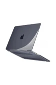 MacBook Air M2 13.6 A2681 2022 Kristal Siyah Kılıf Kapak Koruma thumbnail 2