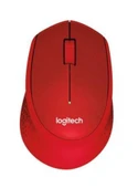 LOGITECH M330 SESSİZ KABLOSUZ USB OPTİK MOUSE KIRMIZI 910-004911 - 1
