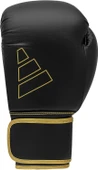 Adidas  ADIH80 Hybrid 80 Boks Eldiveni Kick Boks Eldiveni Siyah Altın - 5