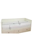 Han Yatakkatlanır Ikea Divan Uyumlu 160x200x10 Cm Sünger Yaysız Yatak - 6