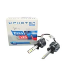 Photon Zero Plus Seri Mini Slim H1 Led Xenon Far Ampulü Buz Beyaz 12-24V - 1