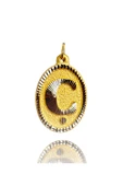 0.25 Gram 14 Ayar Altın Harf Kolye ucu - 1