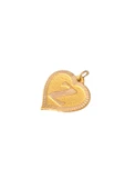 0.25 Gram 14 Ayar Z Harfi Kalp Kolye Ucu - 2