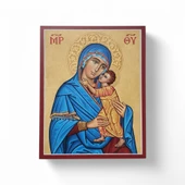 Mavi Madonna İkona - 2