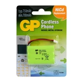 GP T446 3.6V 750 mAh 3'lü Telsiz Telefon Pili - 2