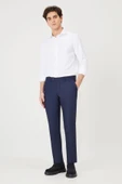Altınyıldız Classics Erkek Lacivert Slim Fit Dar Kesim Klasik Yan Cep Pantolon - 1