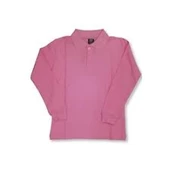pembe uzun Kol Okul Lakos Tişört/T-Shirt - Lakos kumaş - 1
