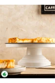 Frezya Ayaklı Servis Tabağı, Sunum Tabağı, Metal Ayaklı Sunum Tabağı, Pasta Sunum - 7